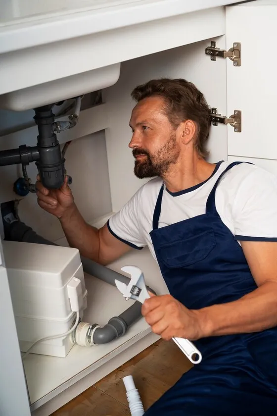 Clogged kitchen sink drain cleaning